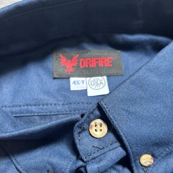 DRIFIRE TECGEN Select FR Work Shirt, Flame Resistant, 4XT - Picture 6 of 7